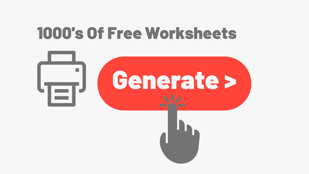 Free Math Worksheets